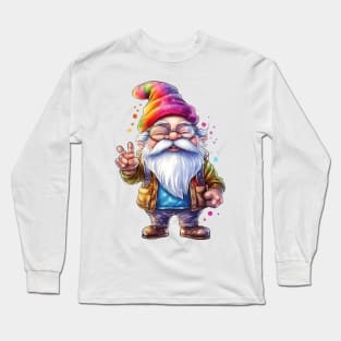 Hippie Gnome #5 Long Sleeve T-Shirt